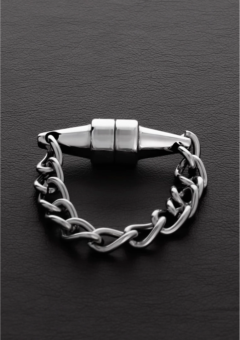 Steel Mini zacisk magnetyczny do ciaÅ‚a Å‚aÅ„cuszek srebrny 1 szt.