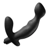 Blush Novelties P-Spot Vibrating Massager Silicone Black Ergonomic - Anelma Blush Novelties P-Spot Vibrating Massager Silicone Black Ergonomic