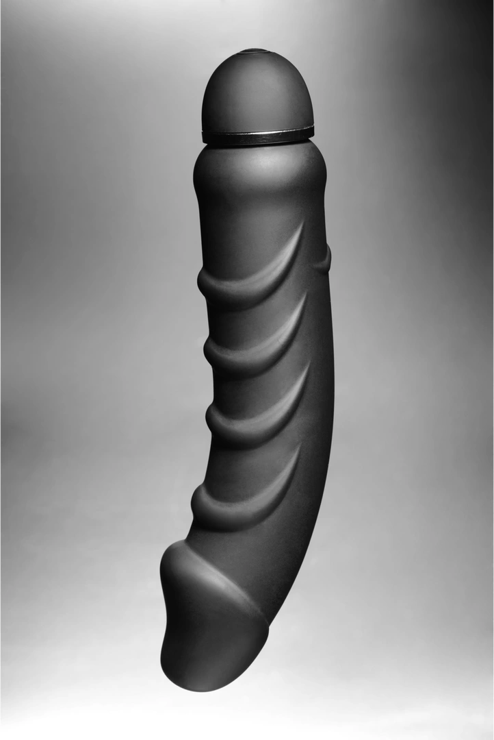 XR Brands Vibrating Model 5 Speed silikonowy - Anelma żebrowany