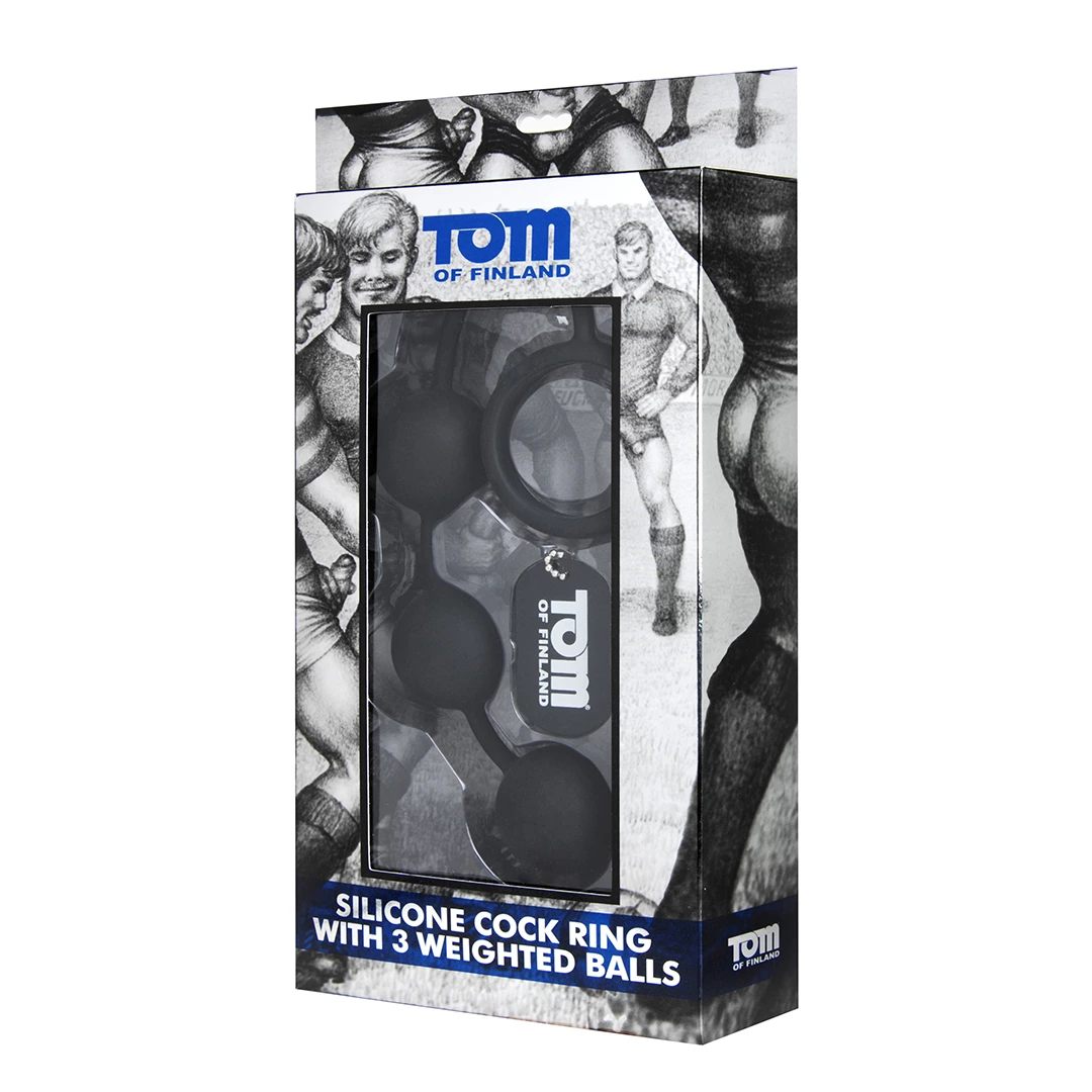 XR Brands Heavy Beads zestaw kul silikonowych z pierścieniem - Anelma XR Brands Heavy Beads zestaw kul silikonowych z pierścieniem
