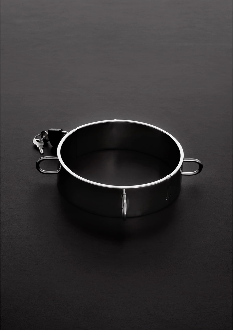Kiotos Dungeon Steel Collar with 4 D-Rings