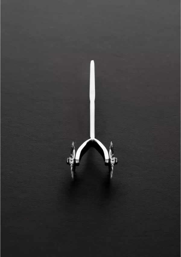 Shots DUO Double Wartenberg Pinwheel Stainless Steel Black