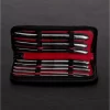 Shots Hegar Double Ended Dilator Set 8 Pieces in Leather