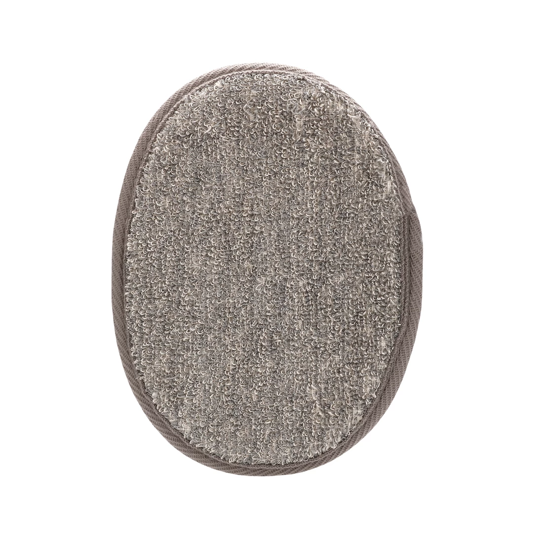 Touche Oval Bath Pad Bamboo Charcoal & Flax Universal Size