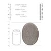 Touche Oval Bath Pad Bamboo Charcoal & Flax Universal Size. Other