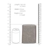 Touche Hand Insert Bath Sponge Flax & Hemp with Charcoal - Dual-Sided. Other