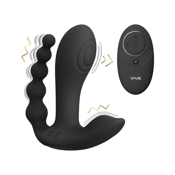 Kata Pulse Wave Dual Motor Vibrator with Remote Control