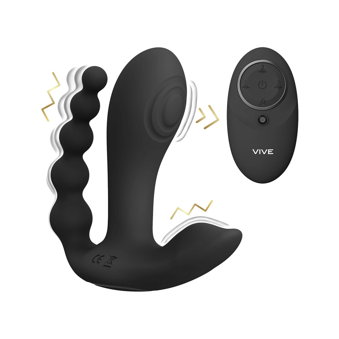 Kata Pulse Wave Dual Motor Vibrator with Remote Control