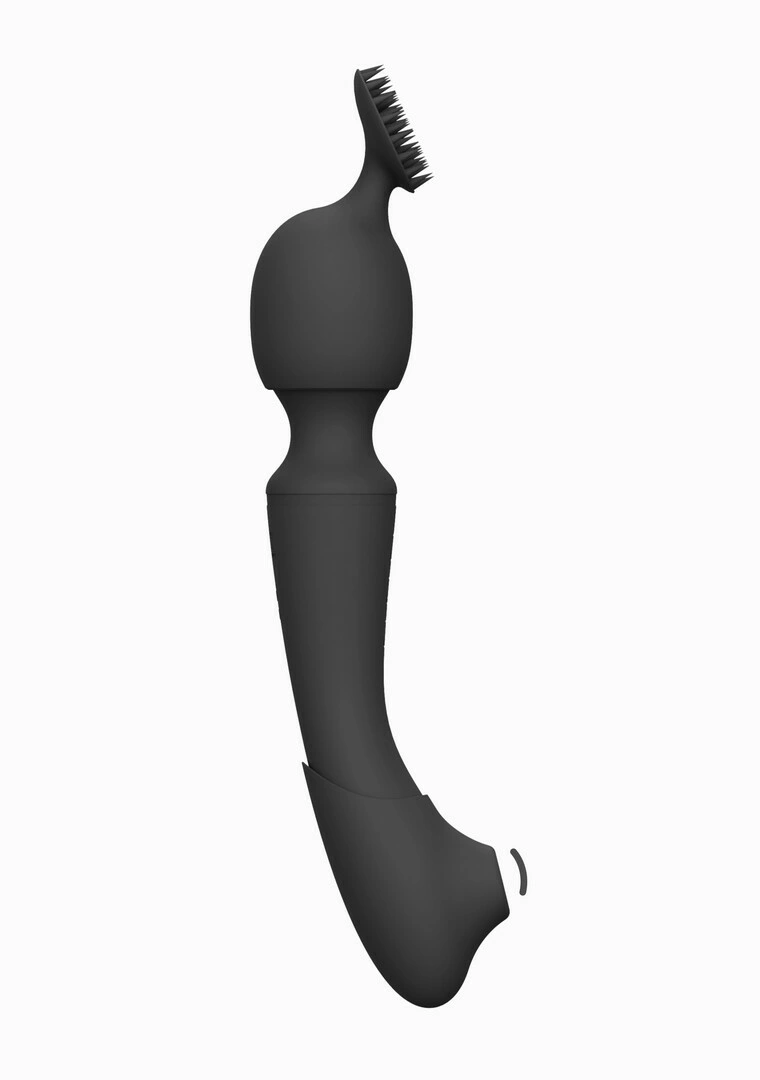 VIVE NAMI Pulse Wave Vibrating Wand Black - Anelma VIVE NAMI Pulse Wave Vibrating Wand Black