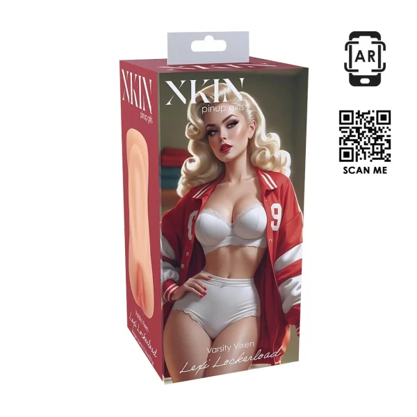 Pinup Dolls Varsity Vixen Lexi Lockerload TPE Large Intimate Device combines an ergonomic design for comfortable