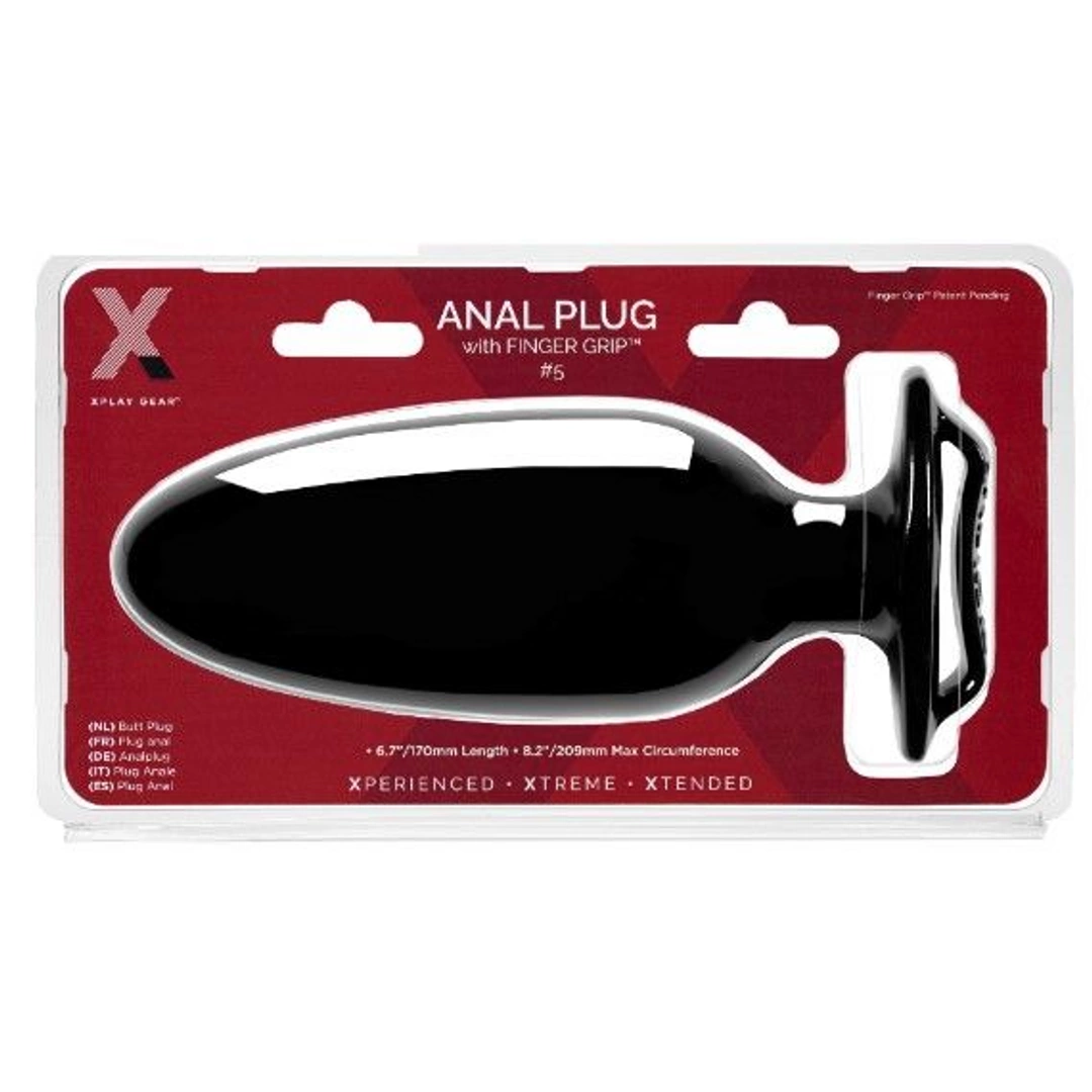 Perfect Fit Brand Finger Grip Plug 3L - anatomiczny korek z uchwytem