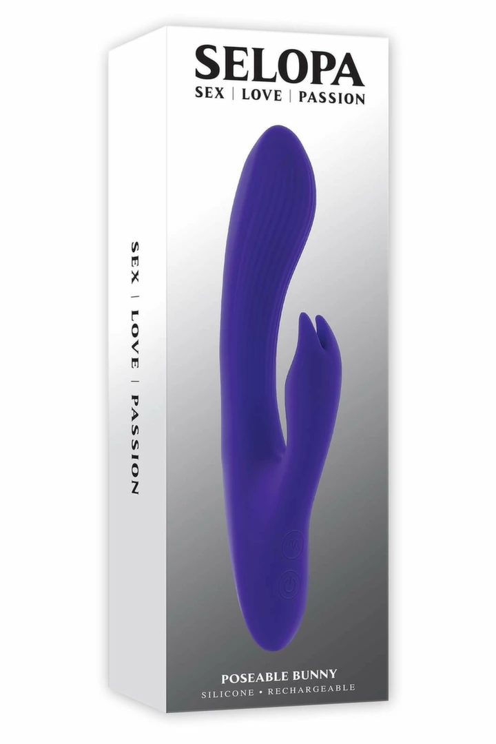SELOPA Poseable Bunny silikonowy model wibrujący z - vibraattori