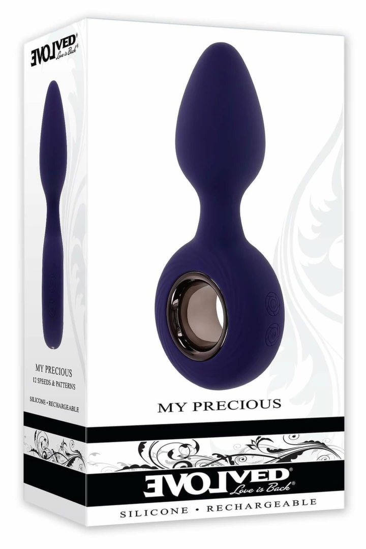 EVOLVED MY PRECIOUS Vibrating Plug with Ring Handle