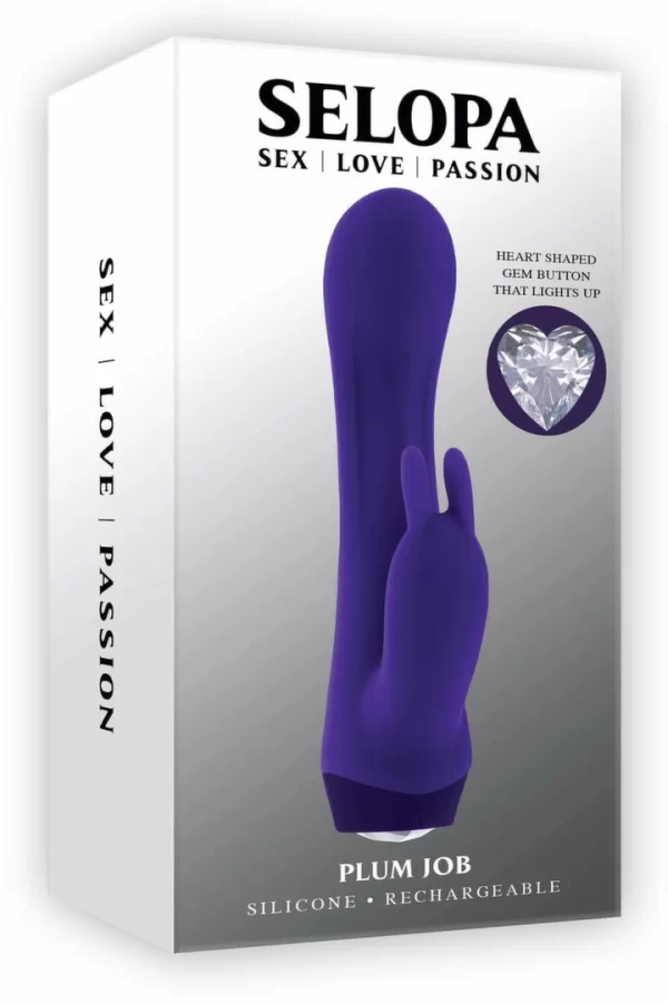 SELOPA PLUM JOB mini masażer kroliczek 10 trybow USB - vibraattori