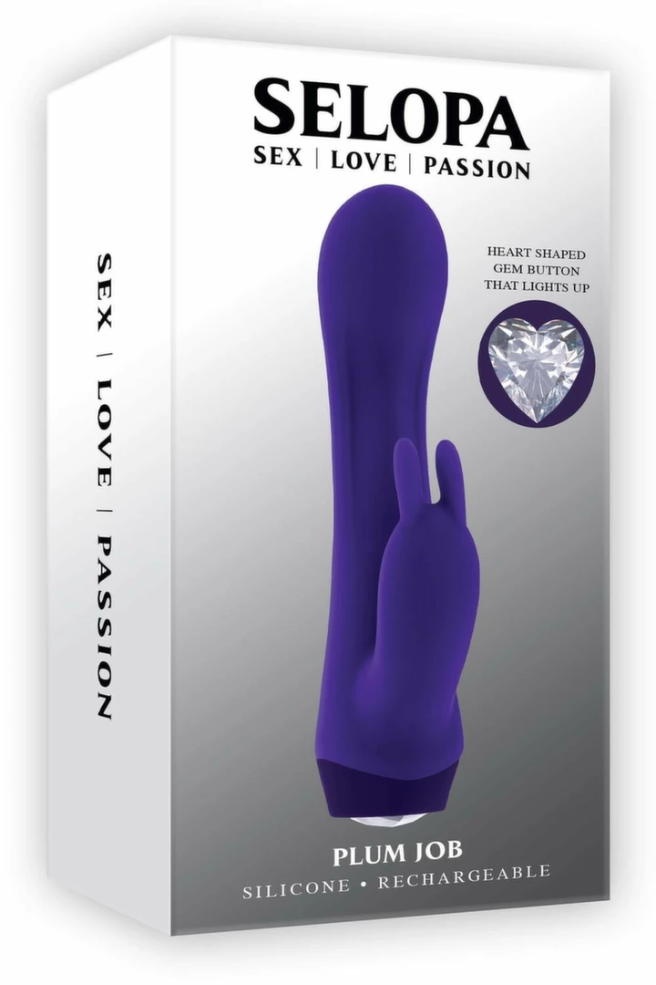 SELOPA PLUM JOB mini masażer kroliczek 10 trybow USB - vibraattori