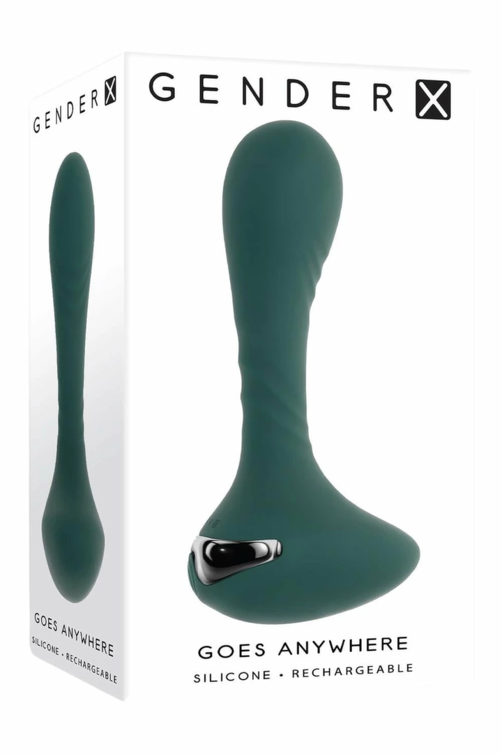 Gender X Goes Anywhere Ergonomic Silicone Plug Vibrating 12.3 cm Gender X Goes Anywhere Ergonomic Silicone Plug Vibrating 12.3 cm