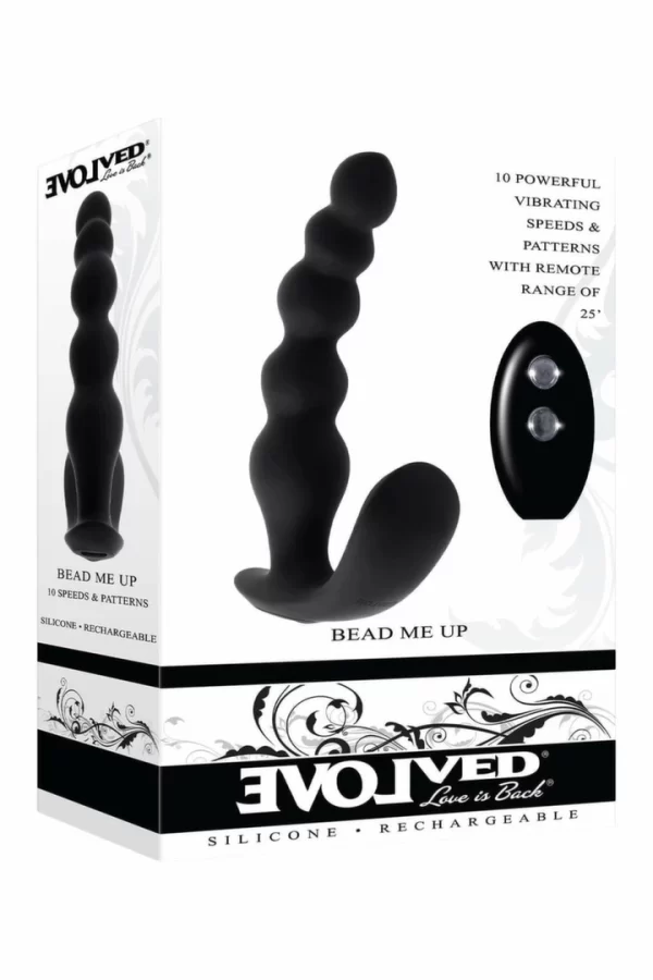 EVOLVED BEAD ME UP Flexible Silicone Beaded Intimate Device