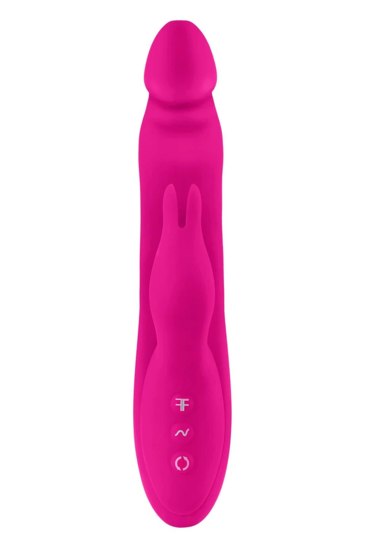 FemmeFunn Booster Rabbit Pink Dual-Action Rotating Intimate