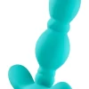 FemmeFunn Funn Plug Turquoise - 20-Mode Silicone Vibrating Plug. Anal vibrator