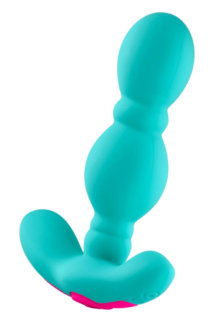 FemmeFunn Funn Plug Turquoise - 20-Mode Silicone Vibrating Plug. Anal vibrator