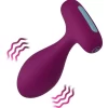 FemmeFunn Plua Dark Fuchsia - Remote Control Silicone Plug
