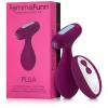 FemmeFunn Plua Dark Fuchsia - Remote Control Silicone Plug 11.1 cm