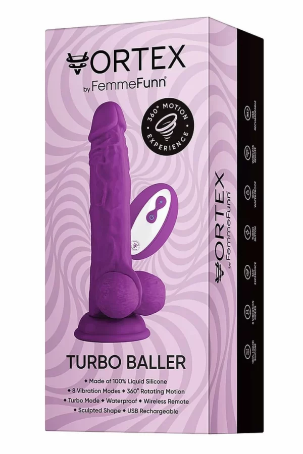 FemmeFunn Wireless Turbo Baller Purple - vibraattori