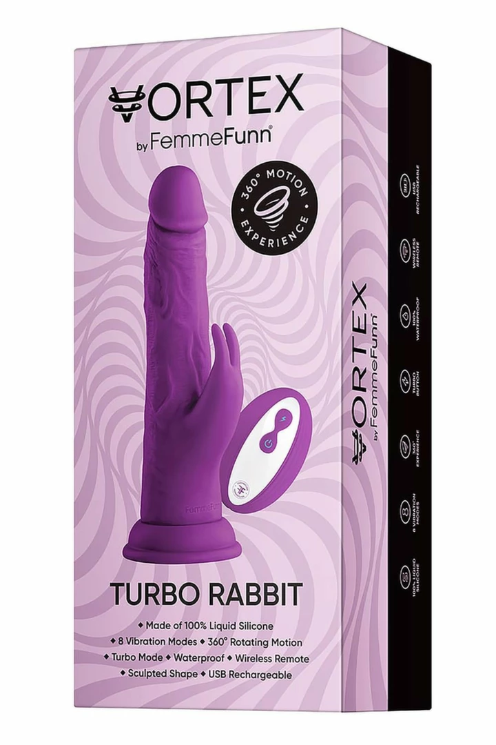 FemmeFunn Wireless Turbo Rabbit Purple - vibraattori