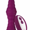 FemmeFunn Pyra Large Dark Fuchsia - wibrujÄ…ca zatyczka z pilotem