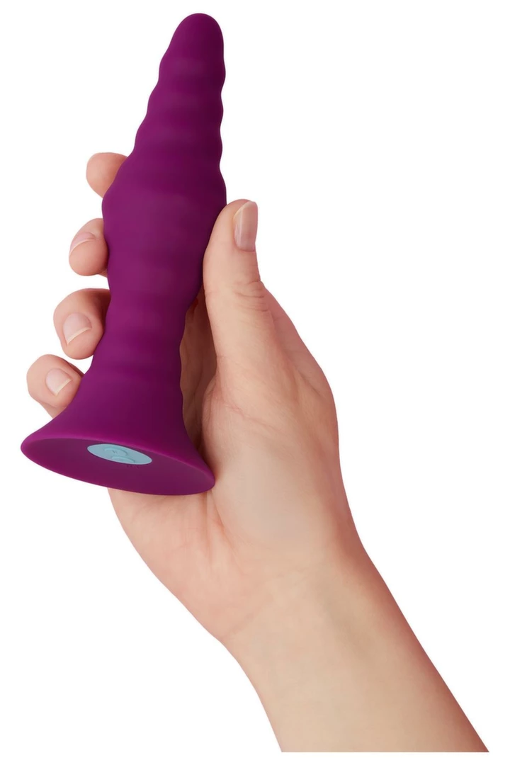 FemmeFunn Pyra Large Dark Fuchsia - Remote-Controlled Vibrating Plug. Anal vibrator