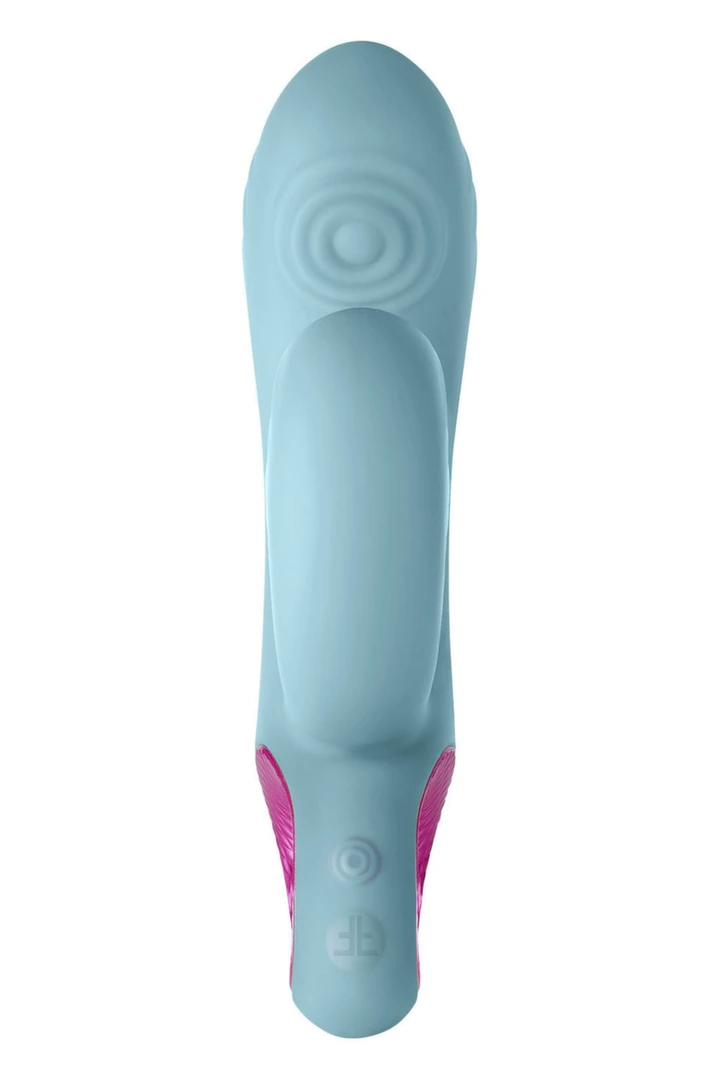 FemmeFunn Cora Light Blue - Dual Motor Thumping & Vibrating