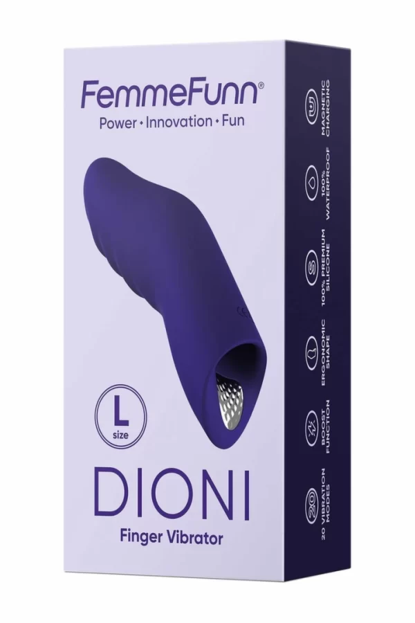 FemmeFunn Dioni Large Dark Purple - vibraattori