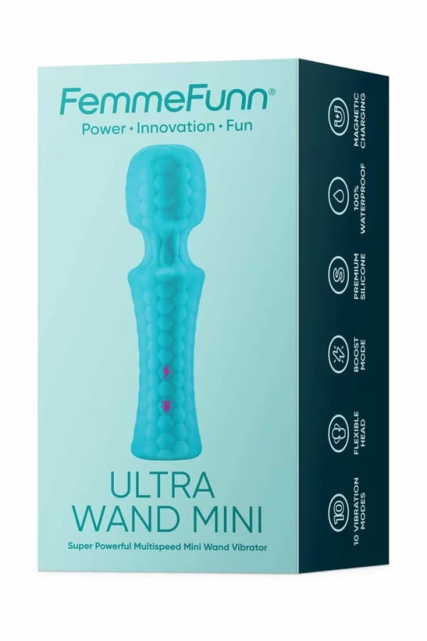 FemmeFunn Ultra Wand Mini Turquoise - vibraattori