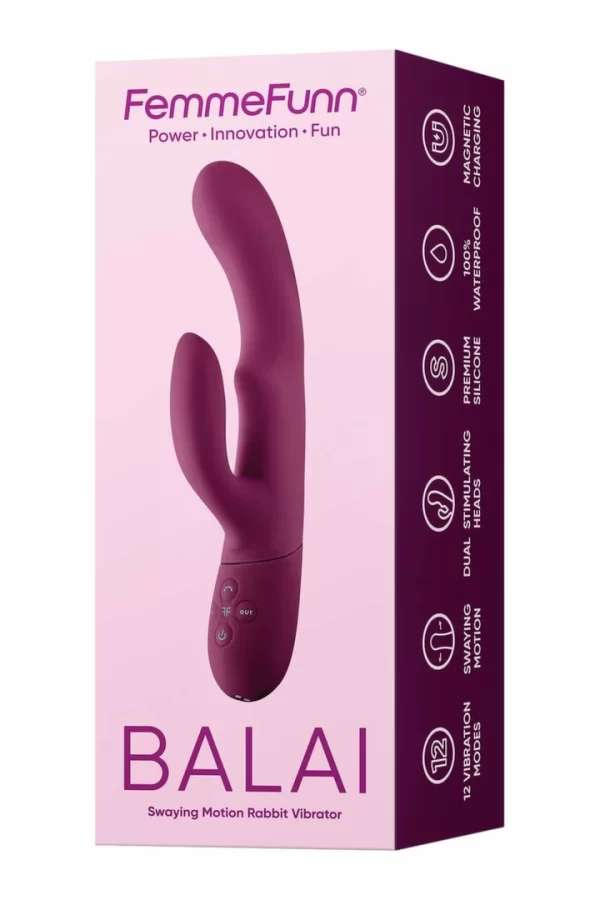 FemmeFunn Balai Dark Fuchsia - vibraattori