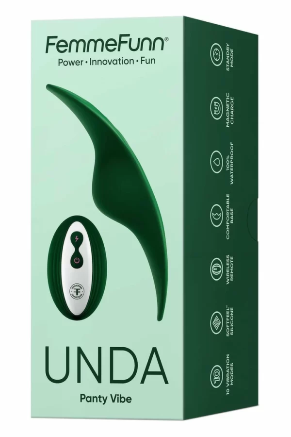 FemmeFunn Unda Dark Green - vibraattori