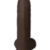 SHAFT Model C Vibrating 9.5" Mahogany FlexiSkin Silicone - Anelma realistic vibrator