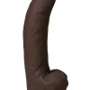 SHAFT Model C 9.5†Mahogany - Wibrujący system intymny FlexiSkin™ - Anelma SHAFT Model C Vibrating 9.5" Mahogany FlexiSkin Silicone
