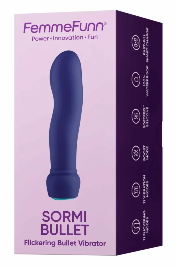 FemmeFunn Sormi Bullet Dark Purple - vibraattori