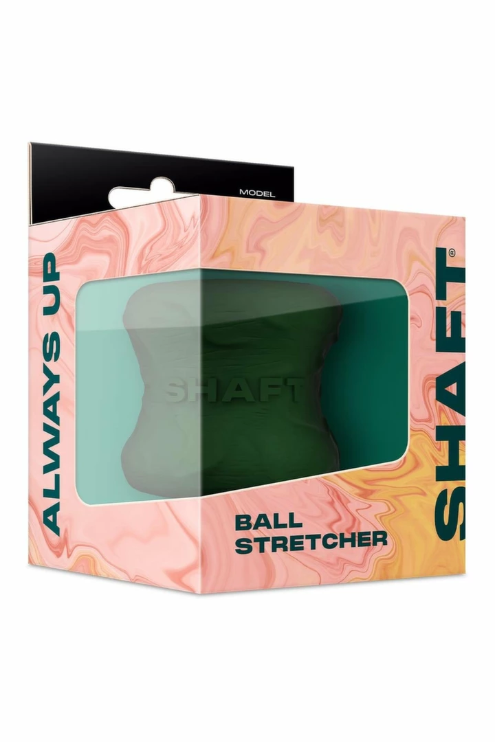 SHAFT MODEL H Ballstretcher Green FlexiSkinâ„¢ Silicone 4.6 cm - Anelma sextoys