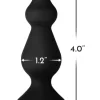 FORTO F-30 POINTER Small Black Premium Silicone Bead Model. Butt plug. See functions