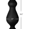 FORTO F-30 POINTER Large Black Premium Silicone Bead Model. Butt plug. See functions