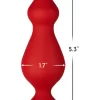 FORTO F-30 POINTER Large Red Silicone Bead System 100% Premium. Butt plug. See functions