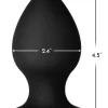 FORTO F-98 Cone Large Black Premium Silicone Plug with Suction Base. Butt plug. See functions