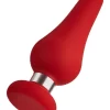 FORTO F-21 Tear Drop Large Intimate Plug Red Premium FORTO F-21 Tear Drop Large Intimate Plug Red Premium