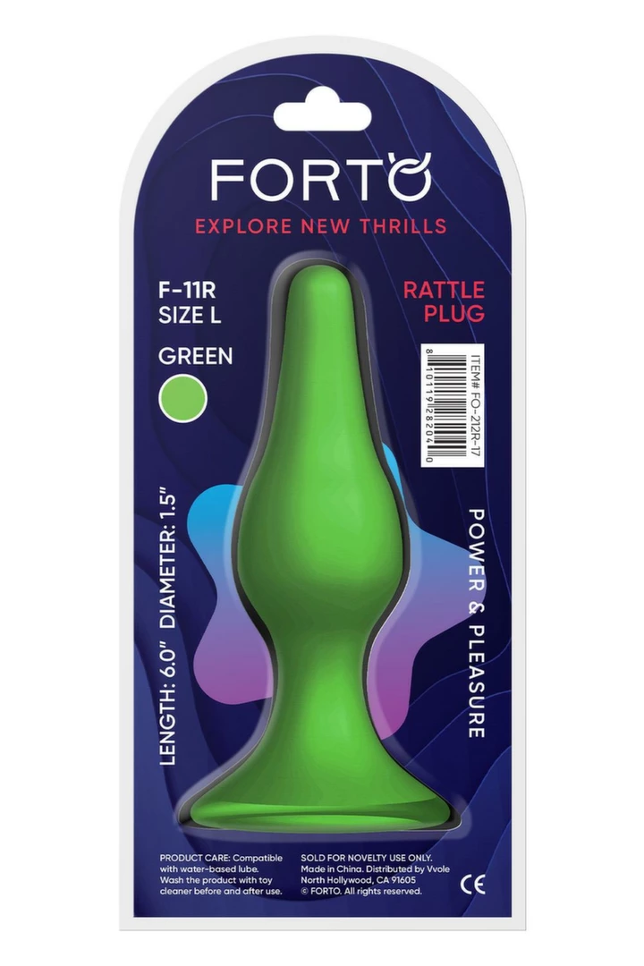 FORTO F-11R RATTLER LUNGO Large Green Premium Silicone