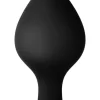Butt plug FORTO F-60 Spade Medium Black Premium Silicone Plug 100% Silky-Smooth. Butt plug. See functions