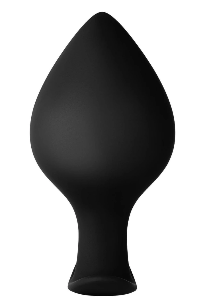 Butt plug FORTO F-60 Spade Medium Black Premium Silicone Plug 100% Silky-Smooth. Butt plug. See functions