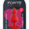 FORTO F-78 POINTEE Plug Small Red Premium Silicone Bead Design - Anelma FORTO F-78 POINTEE Plug Small Red Premium Silicone Bead Design