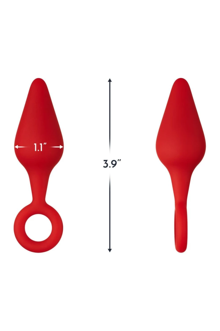 FORTO F-10 Silicone Plug Small Red with Pull Ring