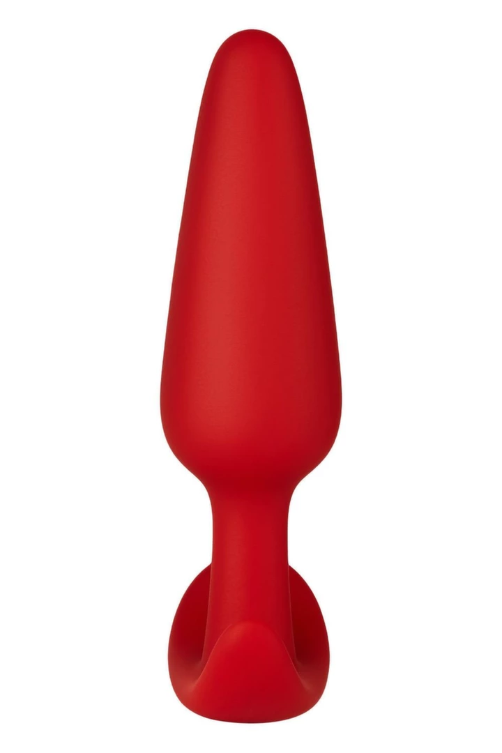 FORTO F-31 Plug Small Red Premium Silicone Flexible System. Butt plug. See functions